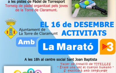 Activitats amb la Marató de TV3