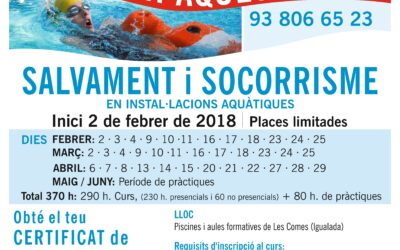 Curs de salvament i socorrisme aquàtic