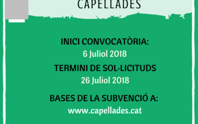 Subvencions 2018 destinades al jovent de Capellades