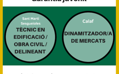 Feina per a joves a l’Alta Anoia