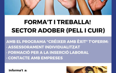 Forma’t i treballa! Sector adober (pell i cuir)