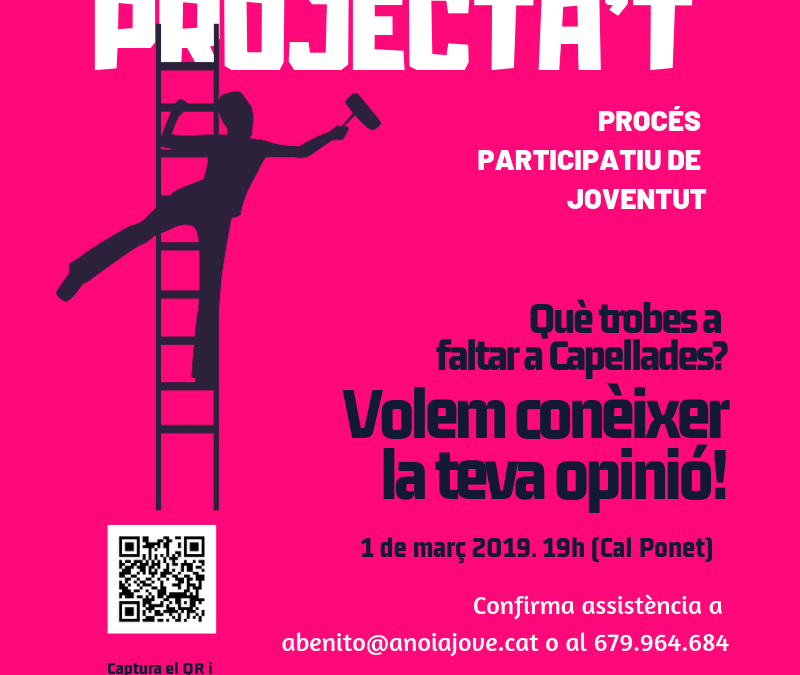 Projecta’t – Procés participatiu de joventut a Capellades