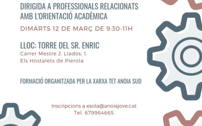 Xerrada per a professionals: Novetats del sistema educatiu