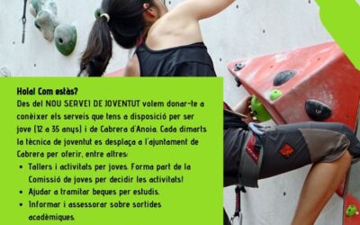 Nou servei de joventut: Cabrera Jove