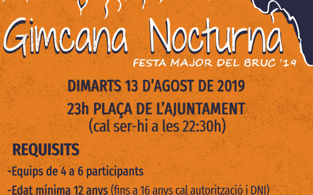 Gimcana nocturna El Bruc 2019!