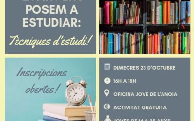 Com? On? I quan? Ens posem a estudiar: Tècniques d’estudi