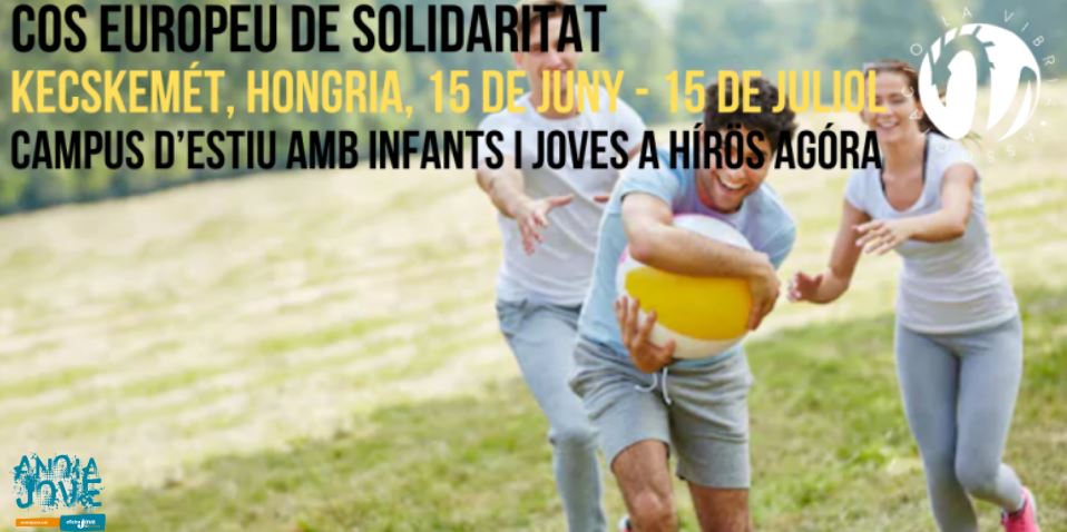Cos Europeu de Solidaritat: La Víbria Intercultural ofereix un voluntariat de curta duració a Kecskemét, Hongria