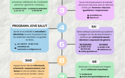 Mapa de serveis per al benestar emocional de les persones joves