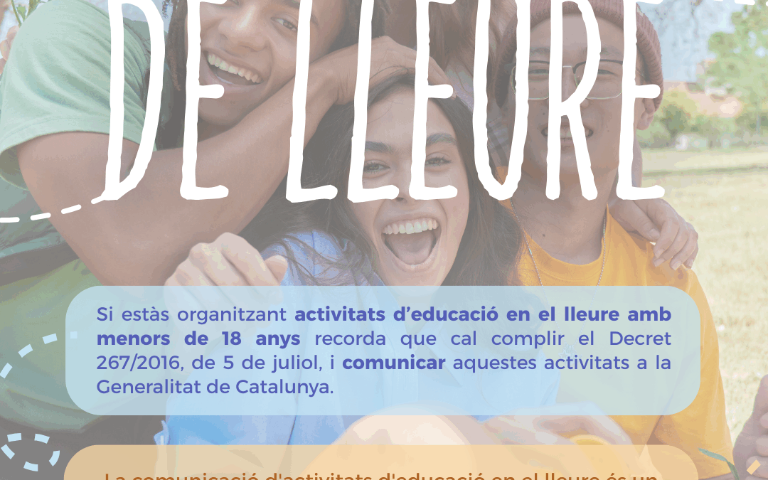 Activitats d’educació en el lleure 2025