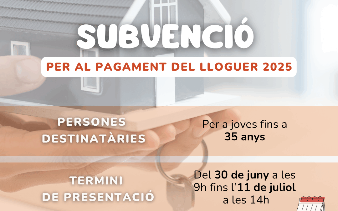 Subvenció per al pagament del lloguer