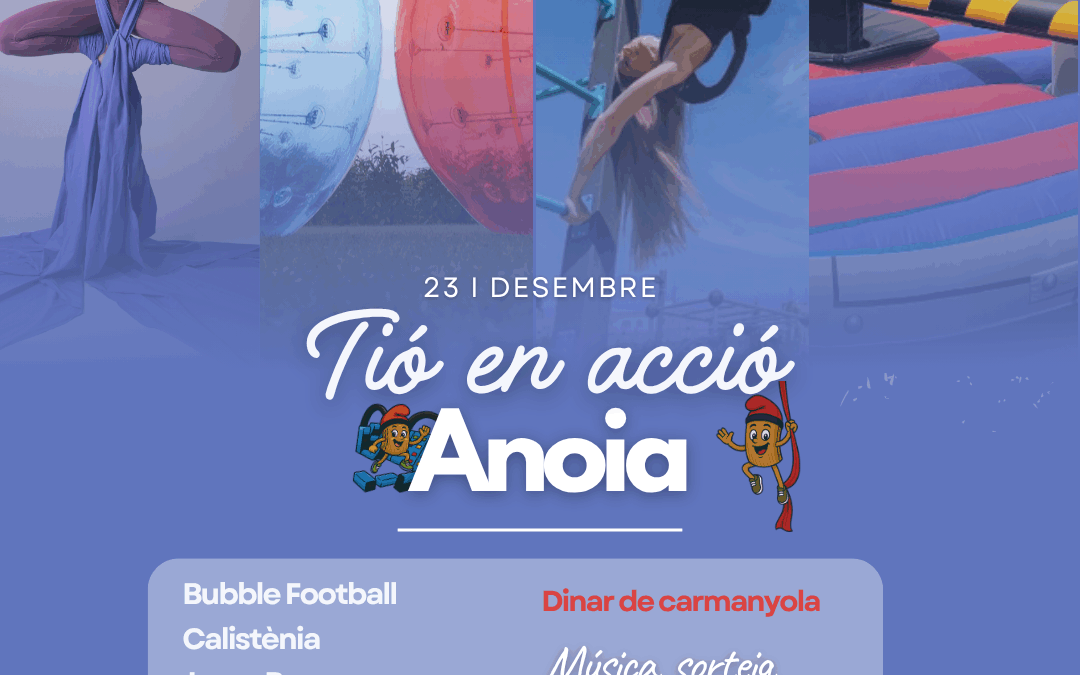 Tió en Acció Anoia: una jornada esportiva i de lleure per a joves de tota la comarca