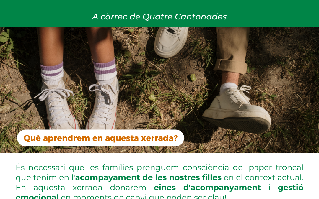 Xerrades educatives per acompanyar l’adolescència